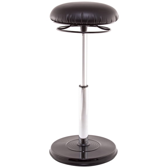 Kore Design Office PLUS Sit Stand Adjustable Chair 21.5 to 32 Inch, Black