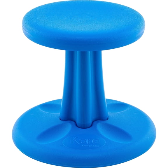 Kore Design Pre-School Wobble Chair, Ages 4-5, 12in Tall, Blue