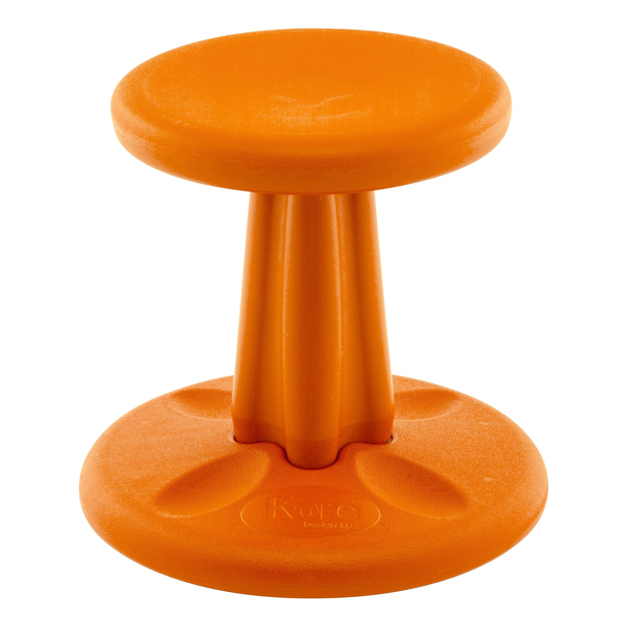 Kore Wobble Chair - Flexible Seating Stool for Classroom, Preschool, Kindergarten & Elementary School - Age 4-5 yrs, Orange (12in)