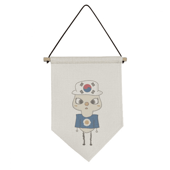 Korea Country Asia Seoul Flag UU Canvas Flag Hanging Wall Art Decor Banner