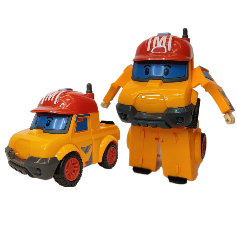FIGURINE ARTICULÉE ROBOCAR Poli : AMBER Robot Transformer Animation