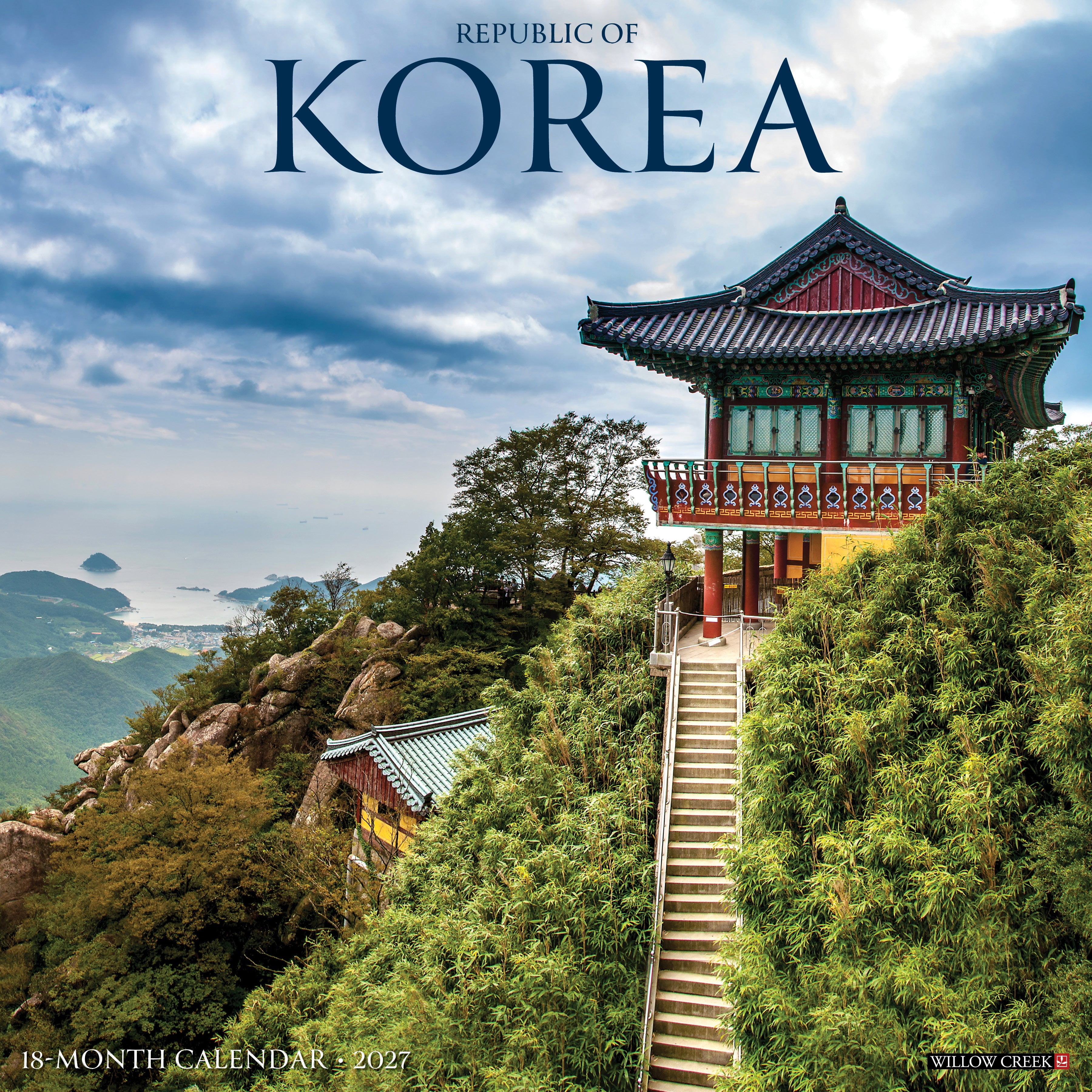 Willow Creek Press, Korea (Republic of) 2027 Wall Calendar