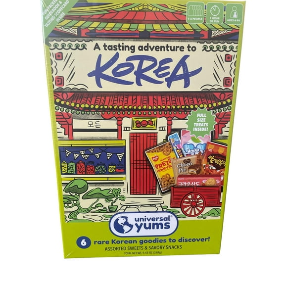 Korea Tasting Adventure Box- Assorted Sweets & Savory Snacks