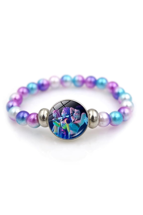 Korea pop Bracelet Movie Lovers Gift Accessory Colorful Beaded Bangle Jewelry