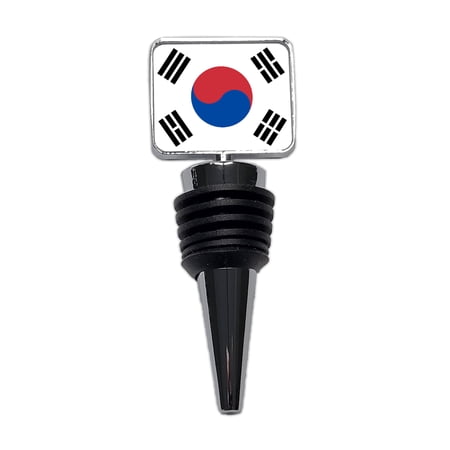Korea (the Republic of) Country Flag Wine Bottle Stopper Cap Plug