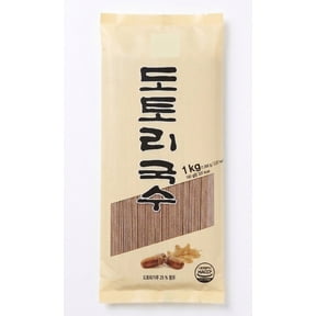 Korean Acorn Noodles (Dotori Guksu), 2.2 lb (1kg), Made in Korea, Traditional Chewy Noodles for Soup, Bibim & Stir Fry