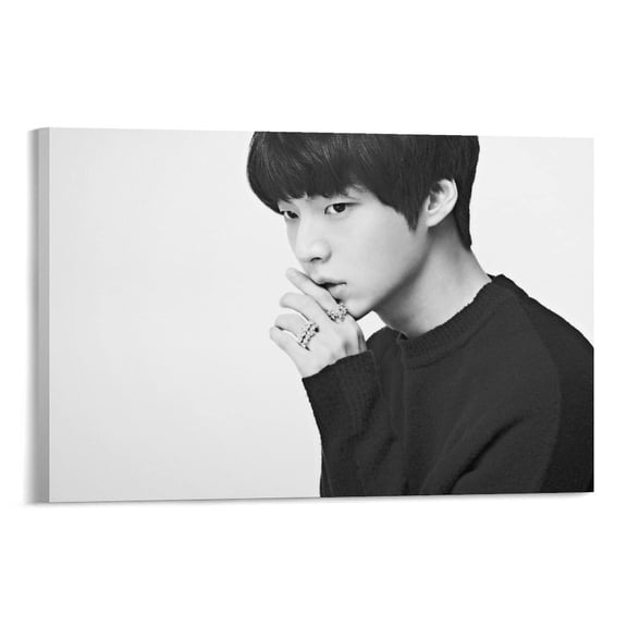 Korean Actor AHN Jae Hyeon Canvas Posters Wall Art Bedroom Office Room Decor Gift