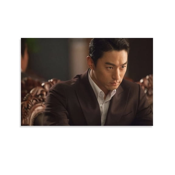 Korean Actor Ju Jin-Mo Canvas Poster Wall Art Decor Print Picture Paintings for Living Room Bedroom Decoration