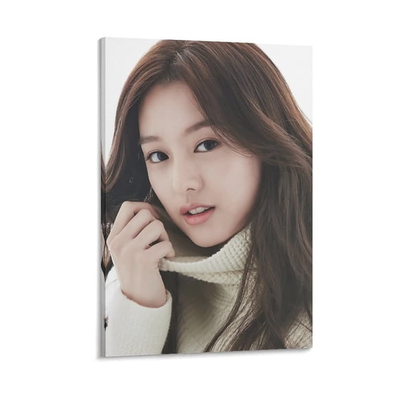 Korean Actor Kim Ji-Won Canvas Poster Bedroom Decor Sports Landscape Office Room Decor Gift
