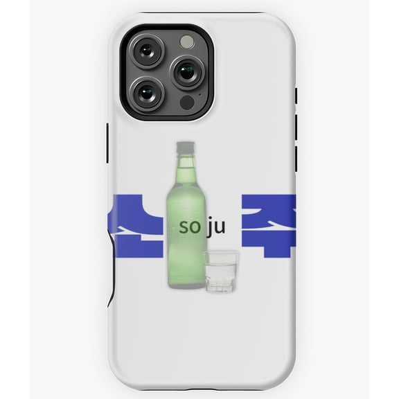 Korean Alcohol Soju Drink Art M0921 Phone Case for iPhone 17 16 15 14 13 12 11 Pro Max