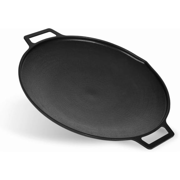 Korean BBQ B IH Griddle Grill Pan, Nonstick Coating, All Stove(Gas, Electric & Induction), Indoor Outdoor Griddle (14 IN)