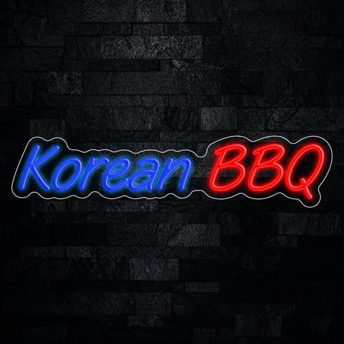 Korean BBQ LED Neon Sign 27"L x 6"H #33224