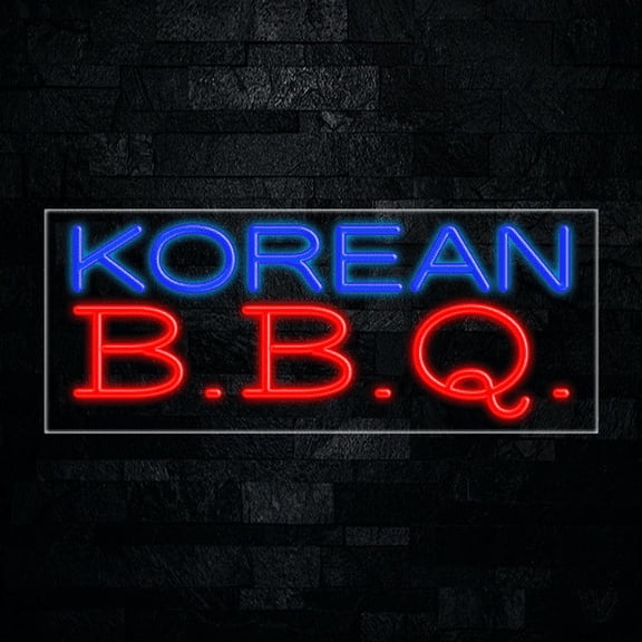 Korean BBQ LED Neon Sign 30"L x 12"H #31432