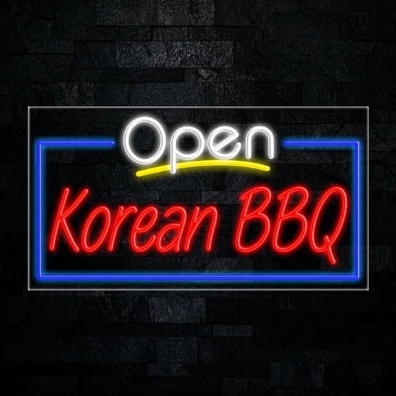 Korean BBQ LED Neon Sign 33"L x 18"H #35777
