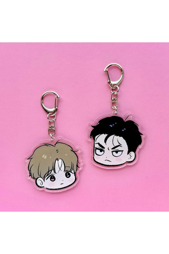 Korean BL manhwa matching keychains (1 keychain)