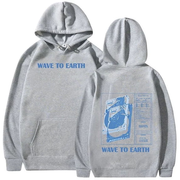 Korean Band Wave To Earth 2024 Tour Album Hoodie Men's Women Hip Hop Fashion Pullover Sweatshirt Kpop Clothing Oversized Hoodies