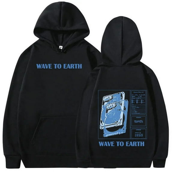Korean Band Wave To Earth 2024 Tour Album Hoodie Men's Women Hip Hop Fashion Pullover Sweatshirt Kpop Clothing Oversized Hoodies