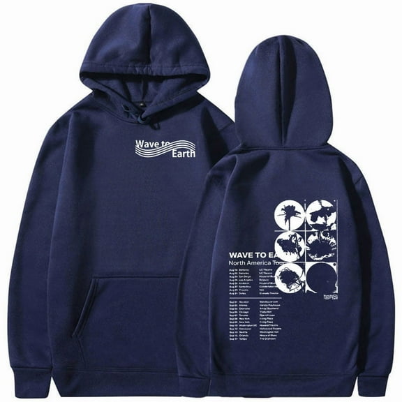 Korean Band Wave To Earth Tour 2024 New Hoodie Men Hip Hop Fashion Kpop Clothing Sweatshirt Y2k Unisex Pullover Oversized Hooded