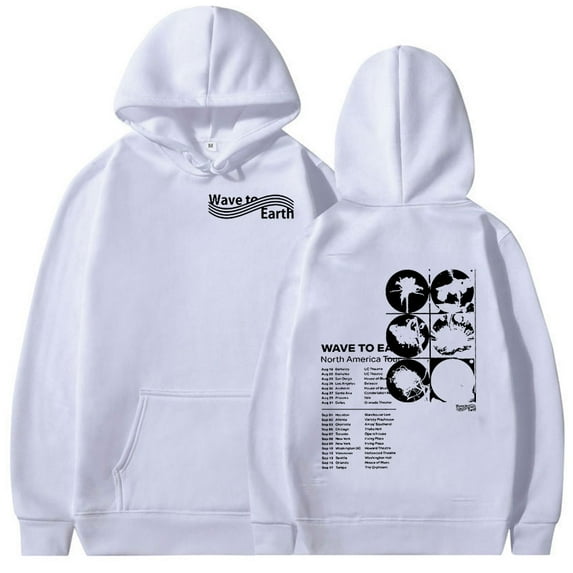 Korean Band Wave To Earth Tour 2024 New Hoodie Men Hip Hop Fashion Kpop Clothing Sweatshirt Y2k Unisex Pullover Oversized Hooded