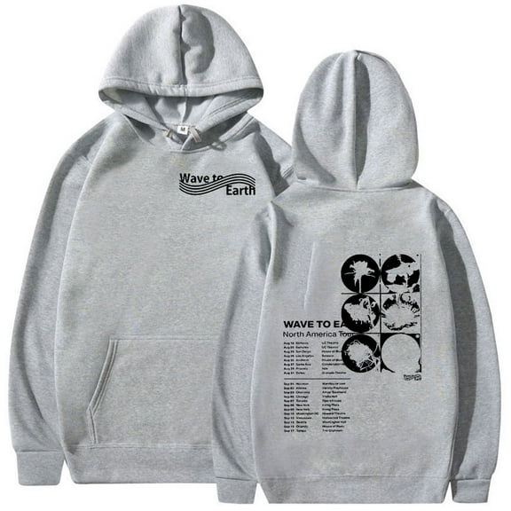 Korean Band Wave To Earth Tour 2024 New Hoodie Men Hip Hop Fashion Kpop Clothing Sweatshirt Y2k Unisex Pullover Oversized Hooded