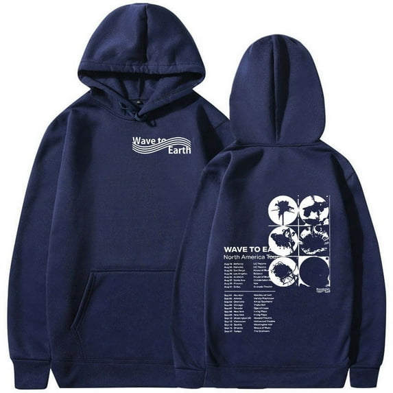 Korean Band Wave To Earth Tour 2024 New Hoodie Men Hip Hop Fashion Kpop Clothing Sweatshirt Y2k Unisex Pullover Oversized Hooded