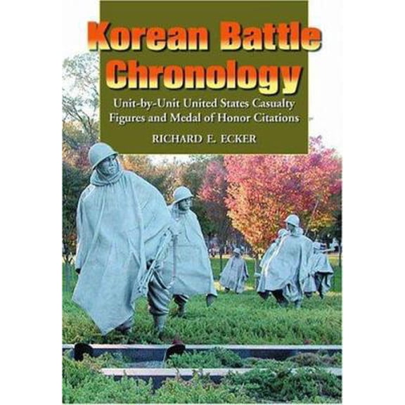 Pre-Owned Korean Battle Chronology: Unit-by-Unit United States Casualty Figures And Medal Of Honor Citations (Hardcover) 0786419806 9780786419807