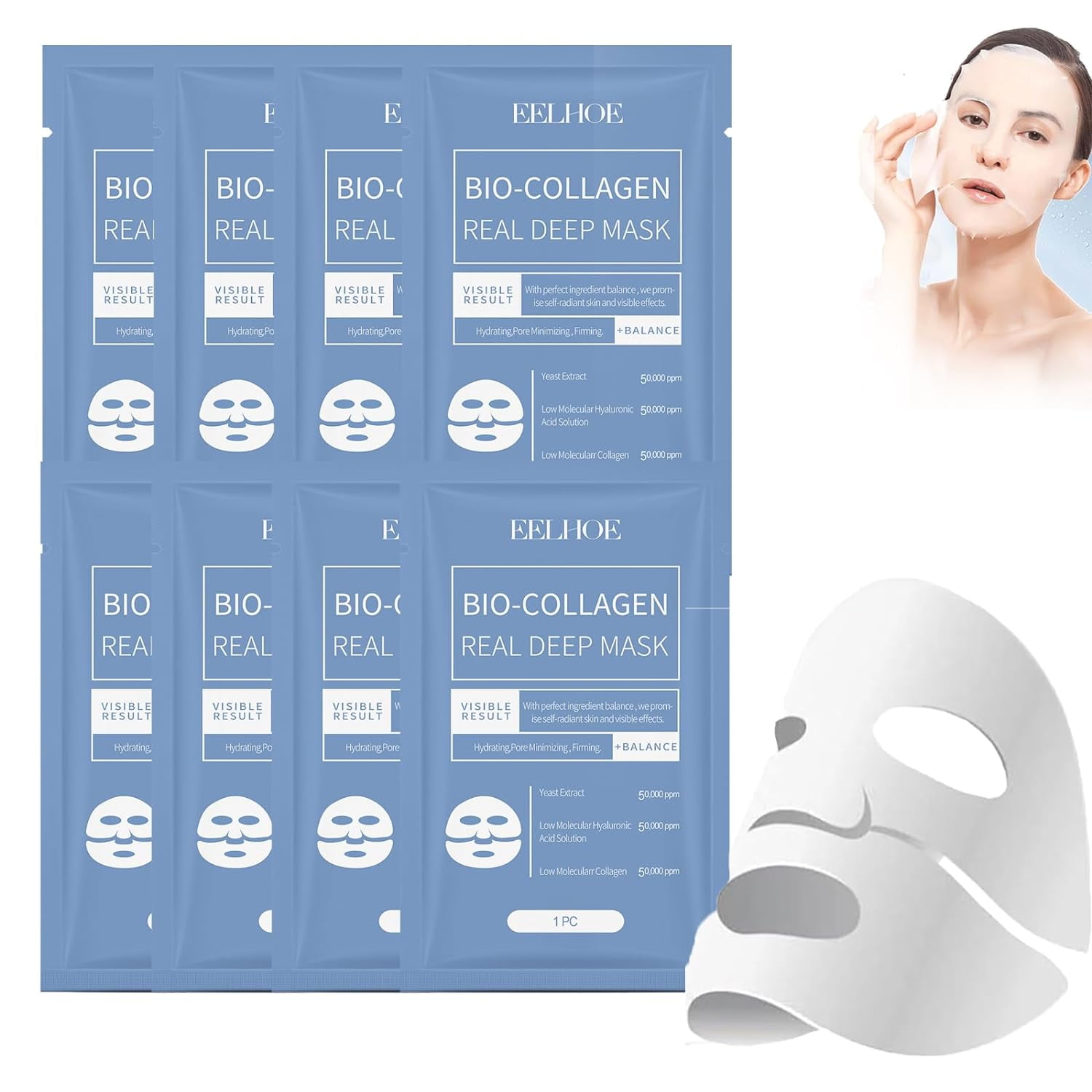 Korean BioCollagen Deep Mask, Korean BioCollagen Deep Mask, Korean Pure Collagen Mask, Korean