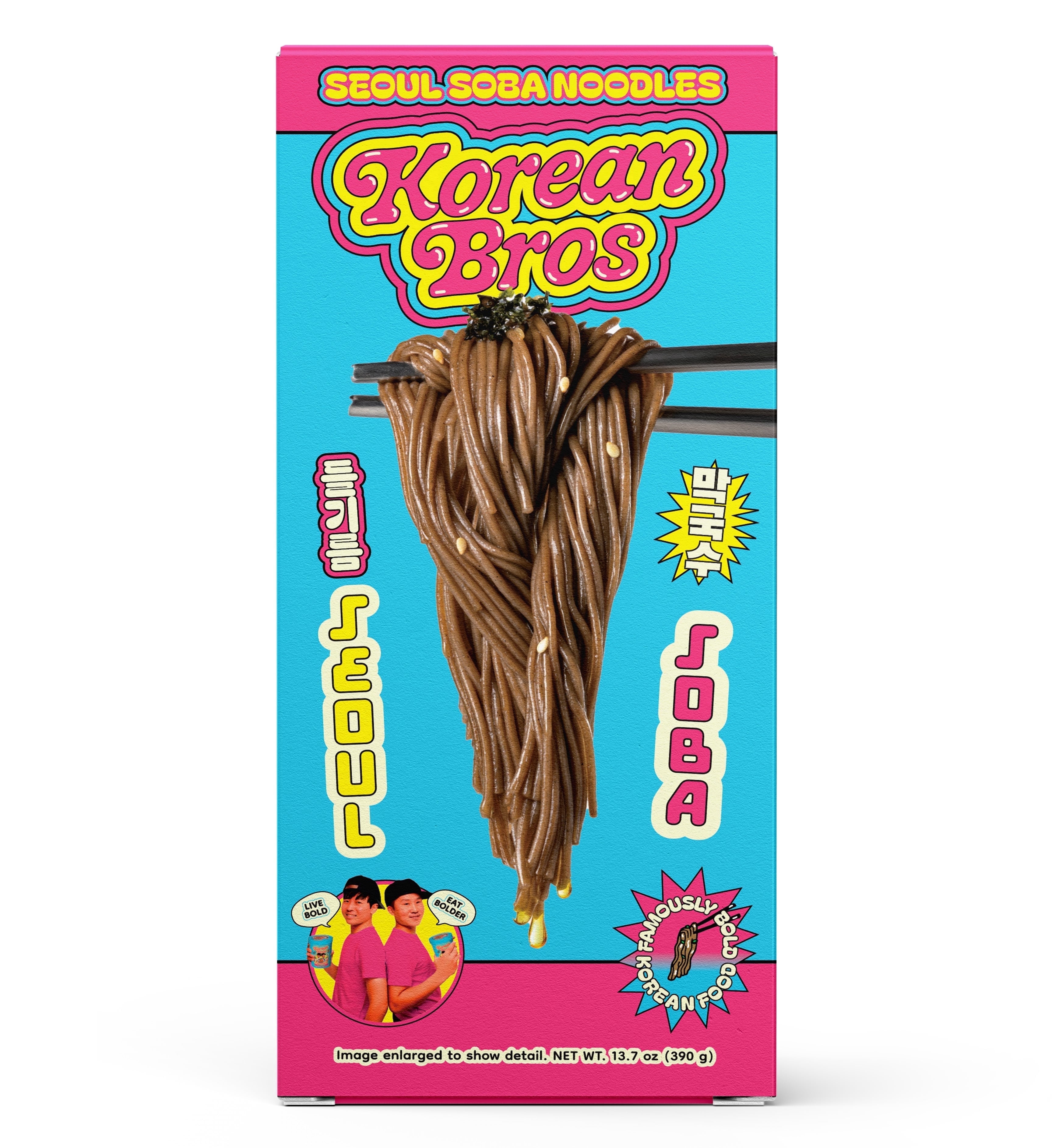 Korean Bros Seoul Soba Noodles (390g) – Authentic Korean-Style