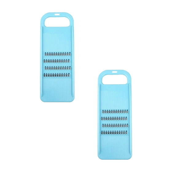 Korean Carrot, Cabbage, Onion Grater Plastic Carrot Slicer Vegetable Chopper Vegetable Graters (2Pcs) Blue2