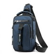 thumbnail image 1 of Korean Casual Sports Chest Bag Fashion Trend Backpack Men'S Mini Shoulder Messenger Bag Multifunctional Small Backpack,Grey, 1 of 2