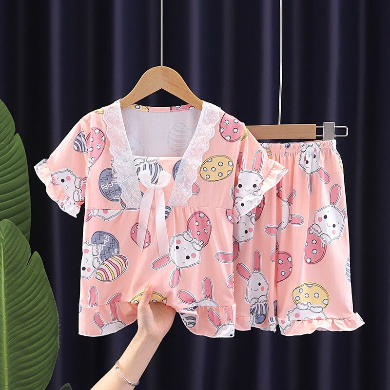 Korean Cinnamoroll Pajamas Kids 2023 Summer New Pajamas Korean Version