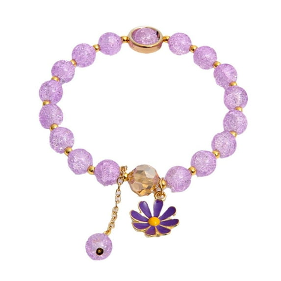 Korean Crystal Bracelet Daisy Bracelet Beads Cute Girly Fashion Holiday Deals