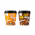 thumbnail image 1 of Korean Cup Tteokbokki Variety Pack – Cheese & Jjajang Instant Rice Cake Cups, Microwave Korean Street Food Snack, Easy Ready Meal, 2 Pack, 1 of 8