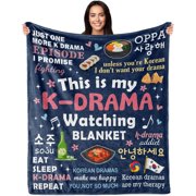 Korean Drama Gifts, K Drama Gifts for Women, KDrama Blanket 40" x 50"