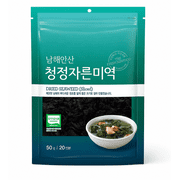 Korean Dried Seaweed, Sliced, 1.76 oz, Resealable Pouch