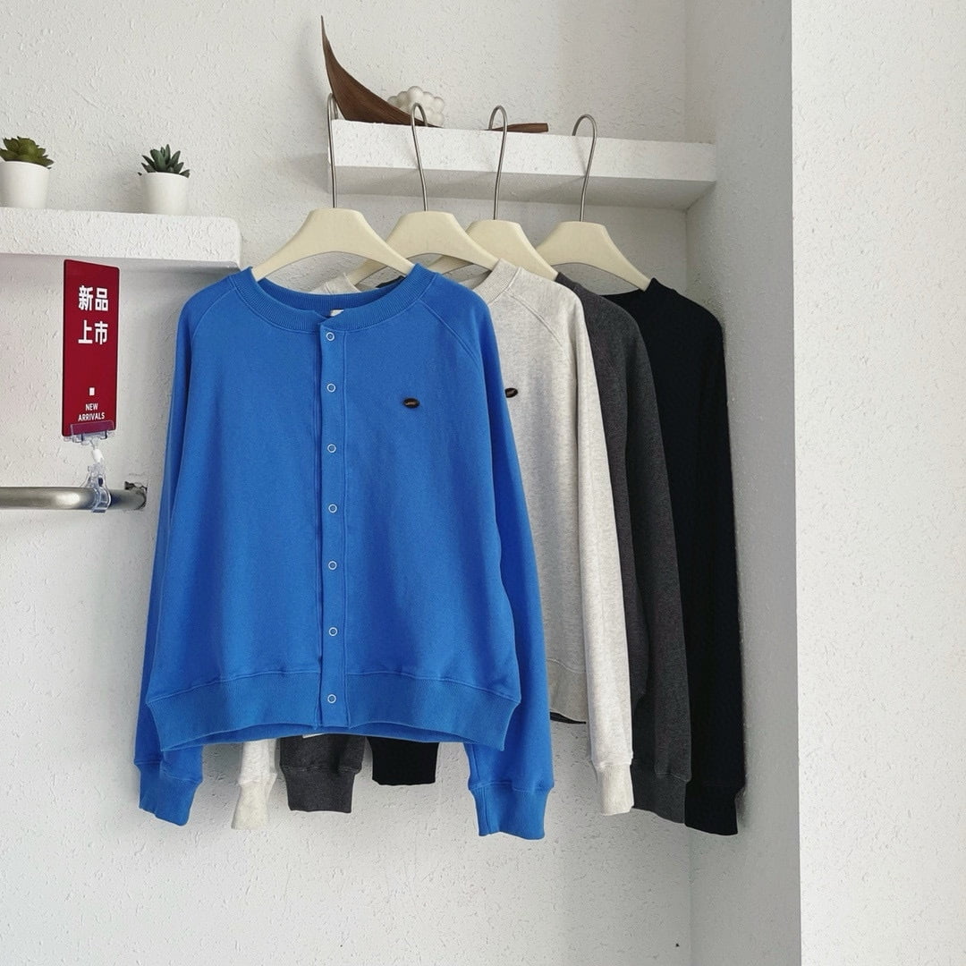 Korean Dynasty Same South Korea Egg Washed Big terry Baseball Suit