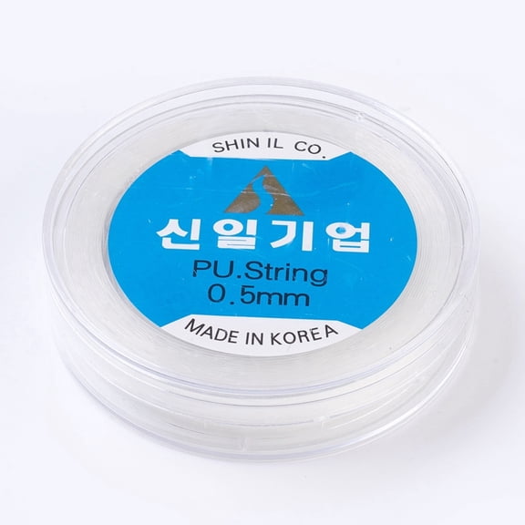 Korean Elastic Thread For Jewelry Making Clear 0.5mm 98.42 yards(90m)/roll