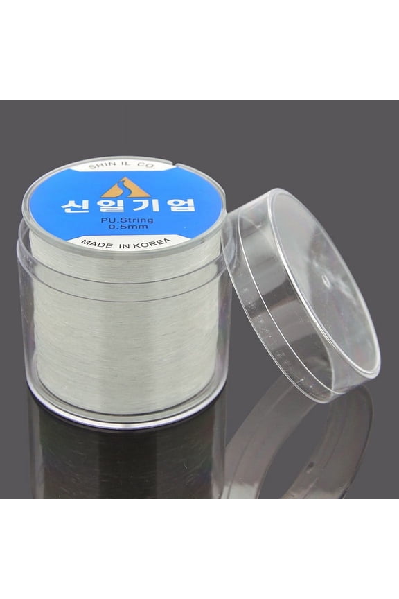 Korean Elastic Thread Stretch Bracelet String with box for Jewelry Making Clear 0.5mm 328.08 yards(300m)/roll