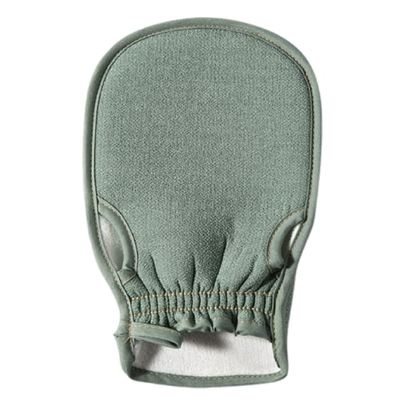 Korean Exfoliating Glove - Deep Cleansing Body Scrub Mitt for Dead Skin Removal, Dual Texture Bath Sponge & Washcloth for Shower, Spray Tan Removal & Home Spa Treatment