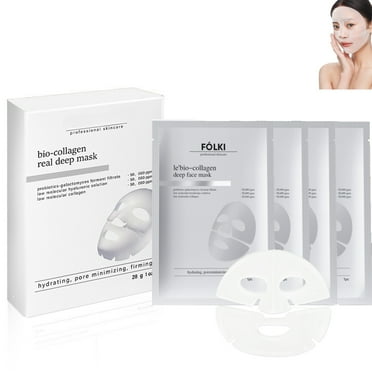 Korean Face Mask, Korean Quasico Bio Collagen Face Mask Overnight, Bio Collagen Face Mask Glass Skin, Deep Collagen Anti Wrinkle Lifting Hydrating Glow Facial Mask