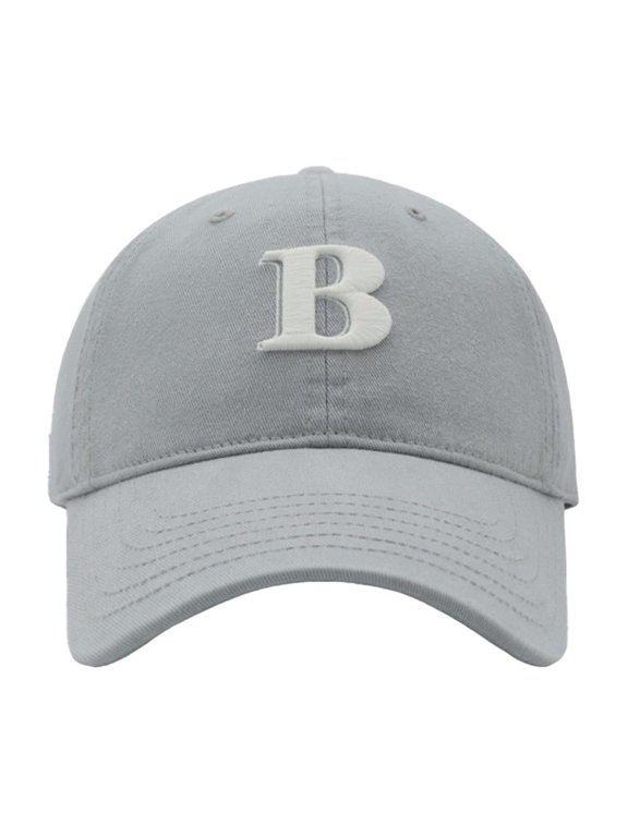Korean Fashion Hat B Letter Embroidery Baseball Cap Adjustable Dad Hat for Streetwear and Daily