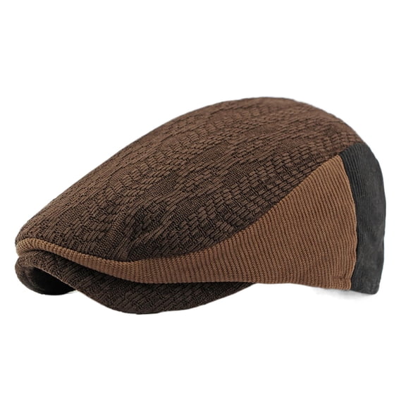Korean Fashion Knitted Hat Women's Autumn and Winter Peaked Cap British Retro Beret Men's Advance Hats Painter Cap