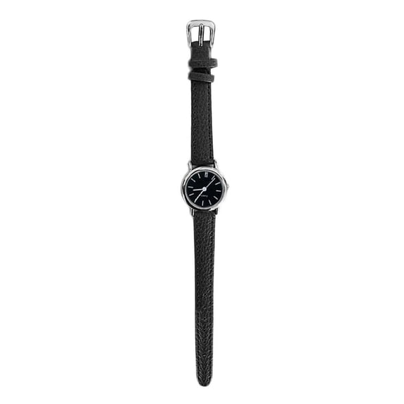 Korean Fashion Watch Leather Strap Casual Quartz Waterproof Watch for Daily Use