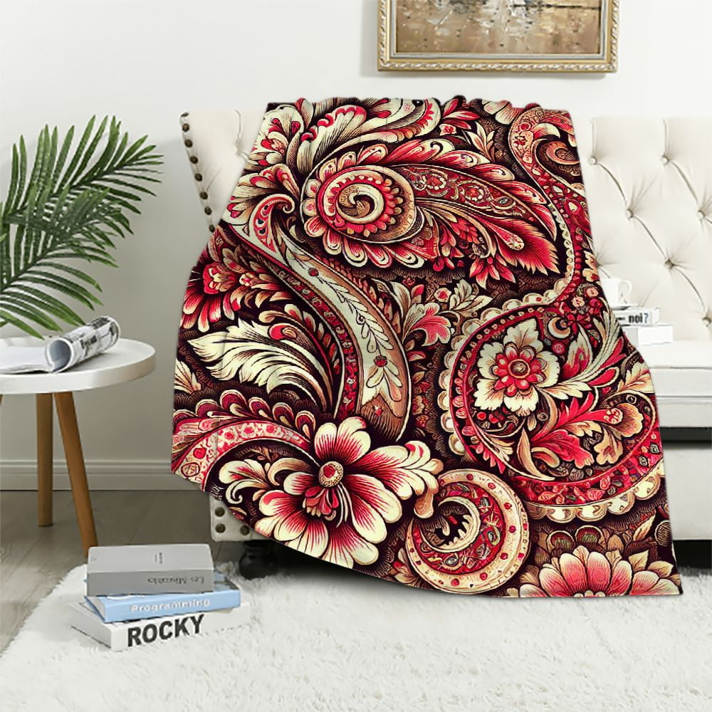 Korean Faux Mink Blanket 5 LB 2 Ply Reversible Fuzzy Silky Super Warm