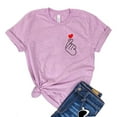 thumbnail image 1 of Korean Finger Heart T-shirt Saranghae Pocket Tee Gift For Her Love Shirts Women's K-pop Tshirt Symbol Shirt, 1 of 3