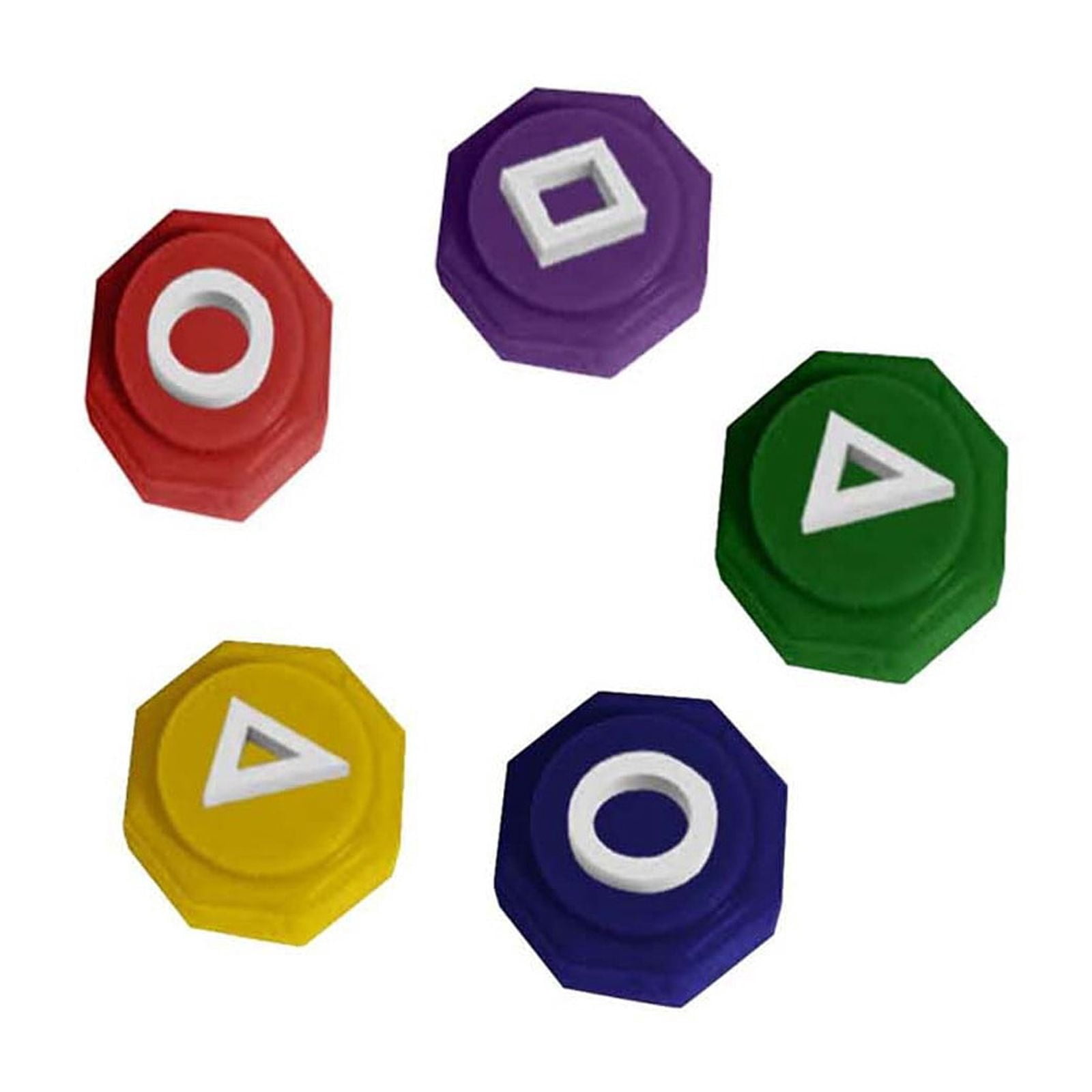 CUZYP Gioco Coreano Gonggi - 5 Pietre + Base, Per Coordinazione Occhio-Mano, Set Rosa - Foto 5