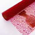 Korean Jacquard Net Mesh Openwork Floral Wrapping Paper 1 Roll Florist