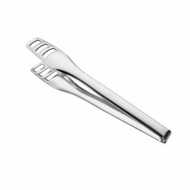 Korean and Japanese BBQ Tongs Stainless Steel Grill Tongs Kitchen Food Tongs Tweezers Cooking Clamp Tool for Salad, Fish, Steak, Barbecue, Buffet, Meat