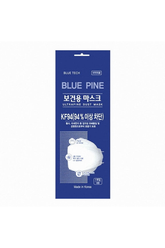 Korean KF94 Mask Individually Packaged 3-Layer Adult KF94 Mask 10PCS