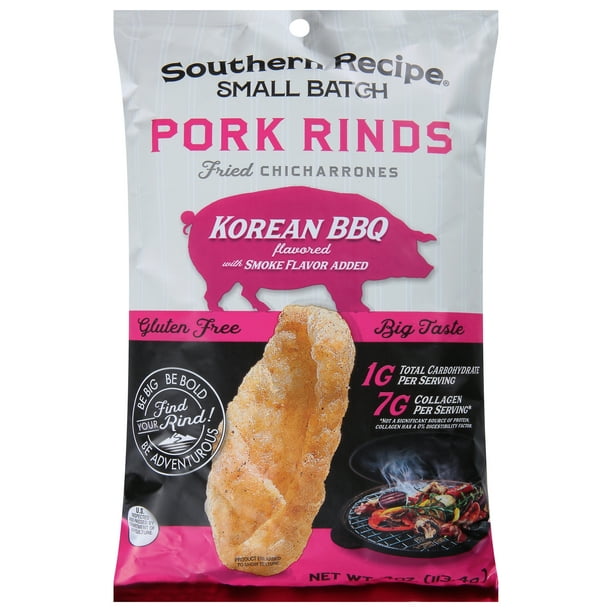 Korean Kim Chi BBQ Pork Rinds